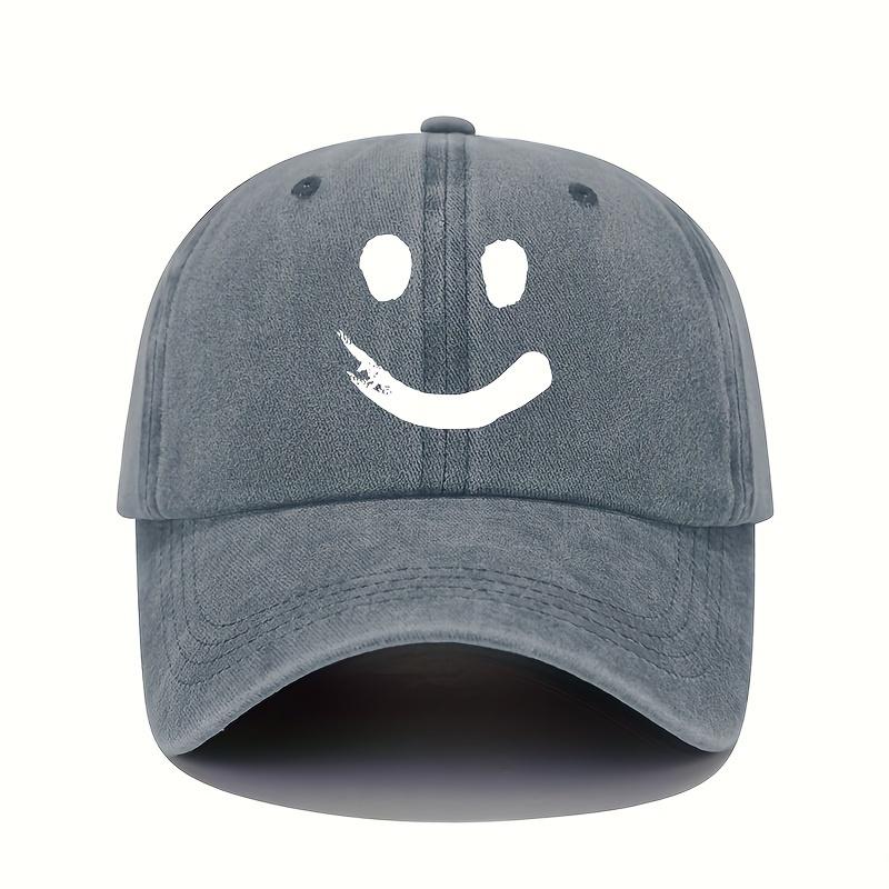 Smiling printed baseball cap suitable for Unisex and Women, simple and versatile, sunscreen duckbill cap Adjustable
Smiling printed baseball cap suitable for Unisex and Women, simple and versatile, sunscreen duckbill cap Adjustable