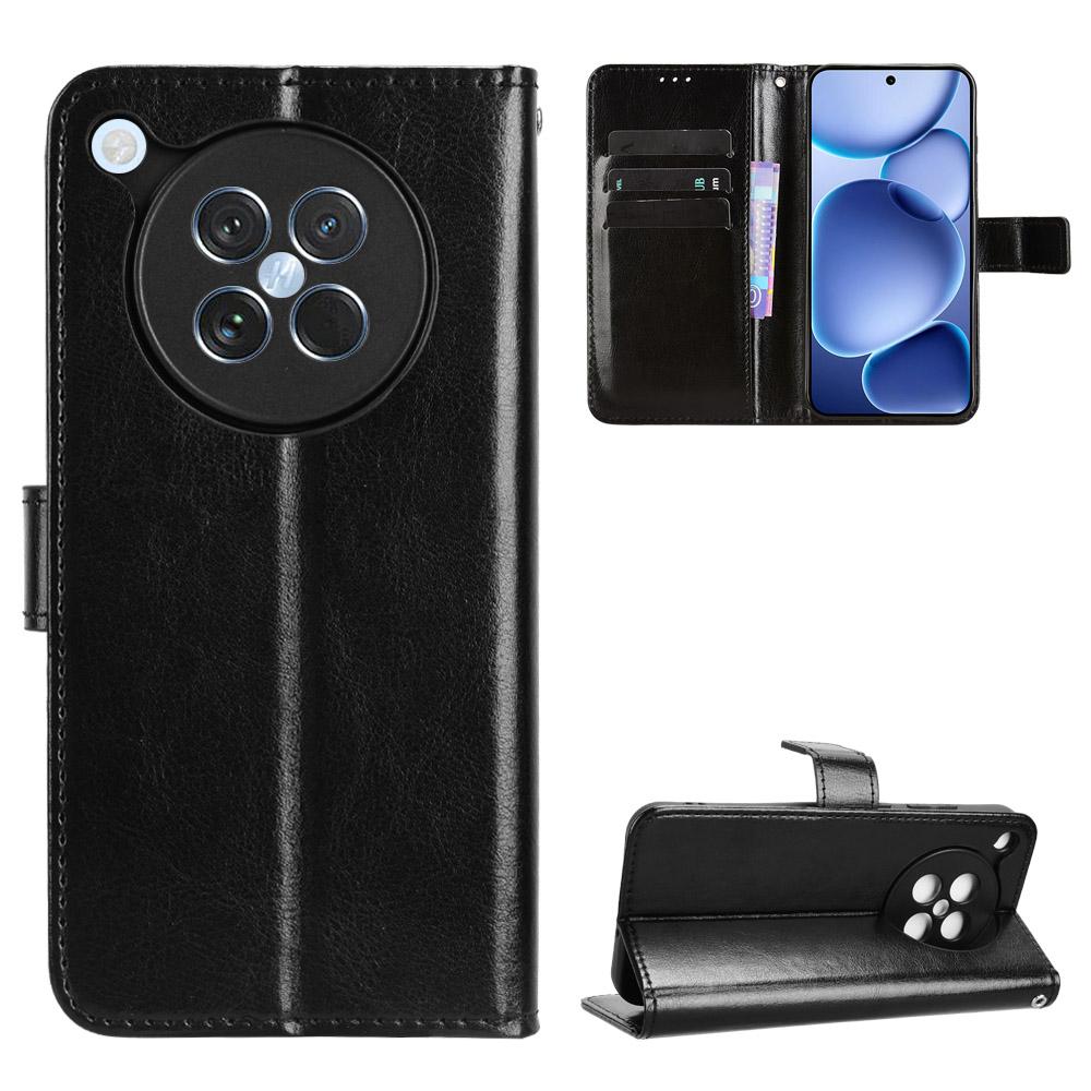 For Oppo Find X8s 5G PU Leather Case with Strap Crazy Horse Texture Phone Wallet Cover Black
For Oppo Find X8s 5G PU Leather Case with Strap Crazy Horse Texture Phone Wallet Cover Black