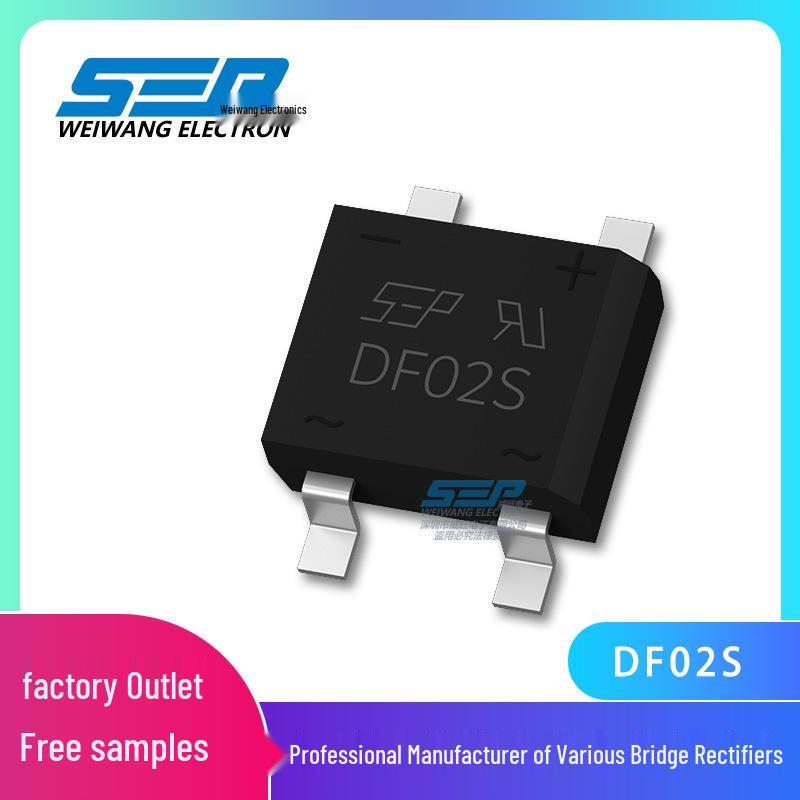 SEP 200V 1A SMD DF02S Rectifier Bridge
SEP 200V 1A SMD DF02S Rectifier Bridge