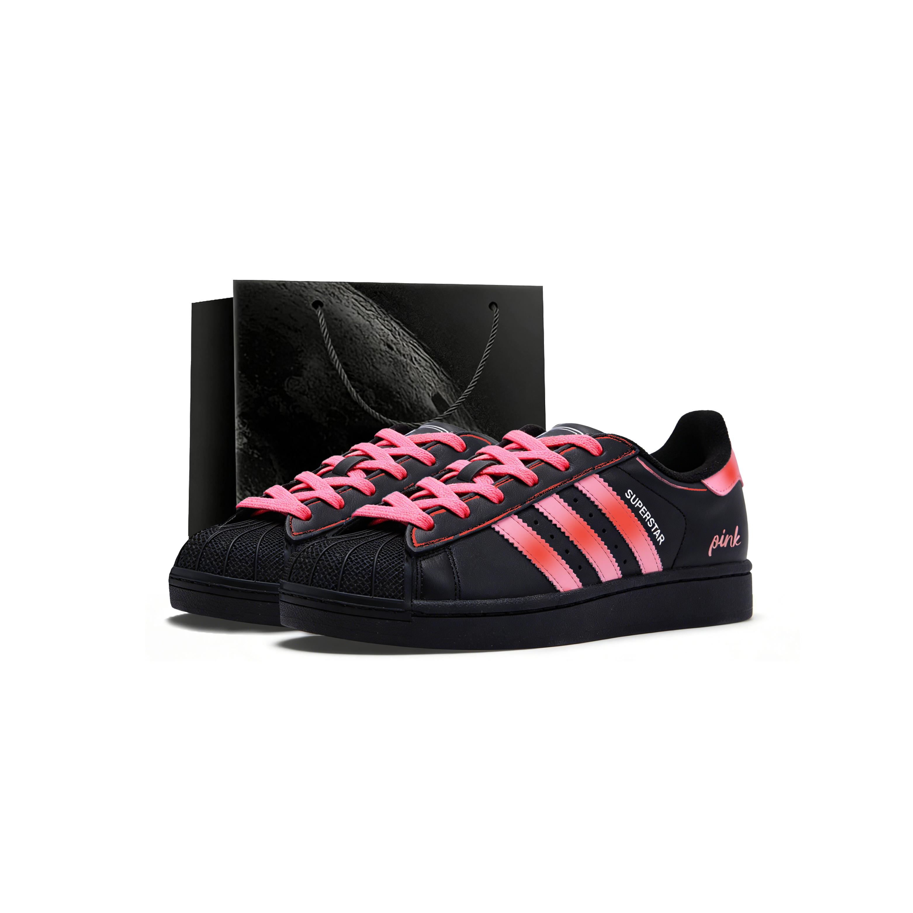 Adidas Originals Superstar 2 Leather Low top Skateboard Shoes Women s Black Pink JH9977(Team1704-SBOX) 36⅔
Adidas Originals Superstar 2 Leather Low top Skateboard Shoes Women s Black Pink JH9977(Team1704-SBOX) 36⅔