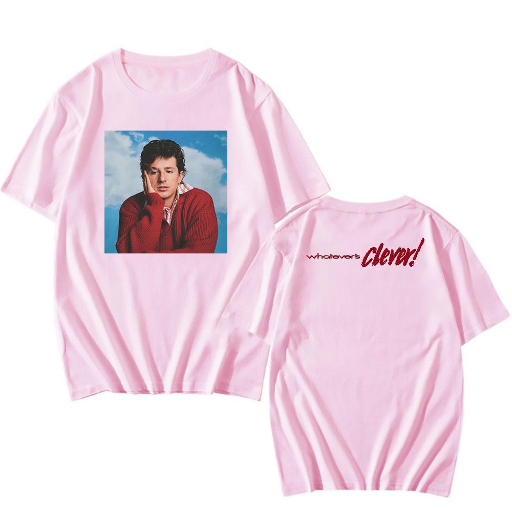 Album Whatever s Clever! T-shirt Singer Charlie Puth Printing Tshirts Cotton Short Sleeve Loose Male T Shirt Unisex Streetwear XS рожевий
Album Whatever s Clever! T-shirt Singer Charlie Puth Printing Tshirts Cotton Short Sleeve Loose Male T Shirt Unisex Streetwear XS рожевий