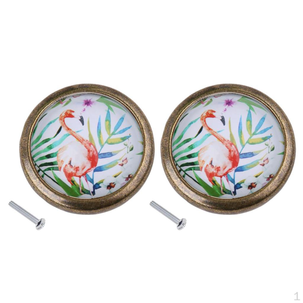 2 Piece Vintage Flamingo Door Drawer Pull Knob Cupboard Closet Handle Holder 35mmx25mm
2 Piece Vintage Flamingo Door Drawer Pull Knob Cupboard Closet Handle Holder 35mmx25mm