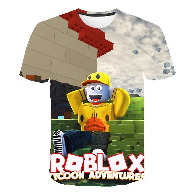 2025 Roblox Дитяча футболка для хлопчиків Ігрова Спортивна футболка Дитячий Мультяшний Топ з коротким рукавом 3D-принт Повсякденний Вуличний Одяг Хараджуку 130
2025 Roblox Дитяча футболка для хлопчиків Ігрова Спортивна футболка Дитячий Мультяшний Топ з коротким рукавом 3D-принт Повсякденний Вуличний Одяг Хараджуку 130