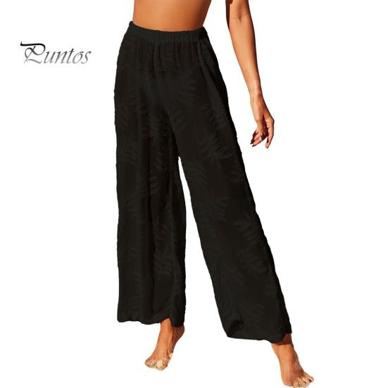 Жіночі пляжні штани на еластичній високій талії прямі широкі ноги сонцезахисний крем Довгі штани вільного крою жаккардові дихаючі штани M чорний
Жіночі пляжні штани на еластичній високій талії прямі широкі ноги сонцезахисний крем Довгі штани вільного крою жаккардові дихаючі штани M чорний