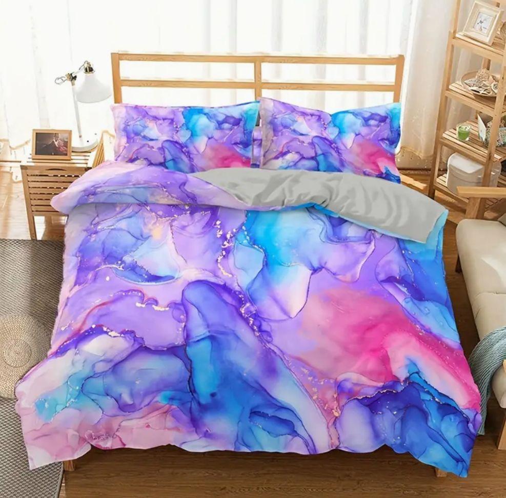 Комплект из трех предметов с 3D цифровой печатью, пододеяльник, простыня, наволочка, мраморный комплект 70 * 133
Комплект из трех предметов с 3D цифровой печатью, пододеяльник, простыня, наволочка, мраморный комплект 70 * 133