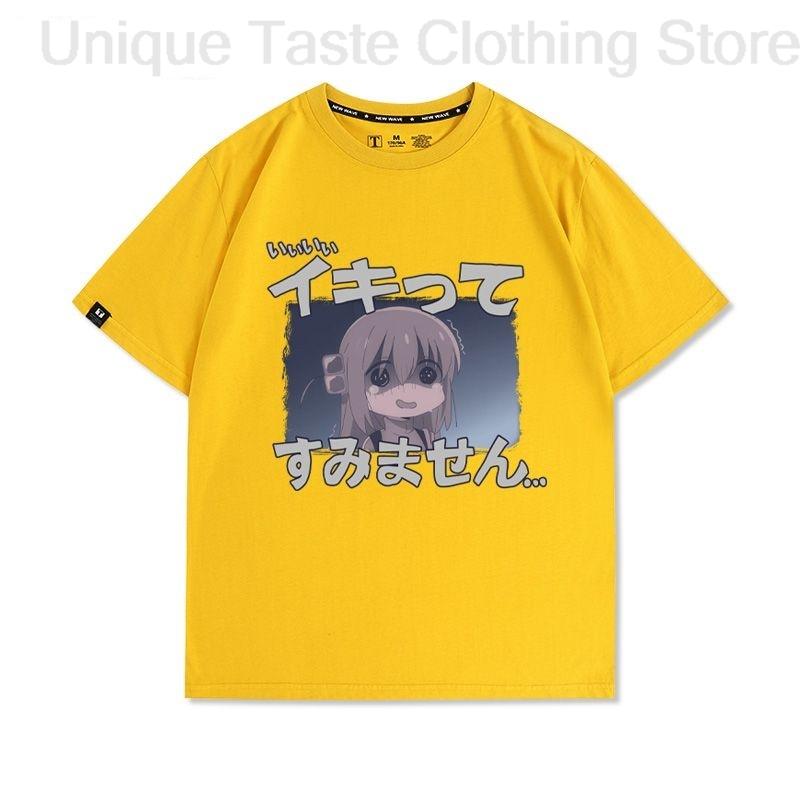 BOCCHI THE ROCK T Shirt Gotoh Hitori Cartoon Cute Print Tshirt Women Unisex Harajuku Fashion Summer Cotton Short Sleeve Tee Tops 4XL
BOCCHI THE ROCK T Shirt Gotoh Hitori Cartoon Cute Print Tshirt Women Unisex Harajuku Fashion Summer Cotton Short Sleeve Tee Tops 4XL