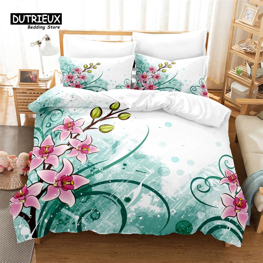 Beautiful Flowers Bedding Set Flower Duvet Cover Set 3D Bedding Digital Printing Queen Size Fashion Design EU Single(135*200cm)3pcs
Beautiful Flowers Bedding Set Flower Duvet Cover Set 3D Bedding Digital Printing Queen Size Fashion Design EU Single(135*200cm)3pcs