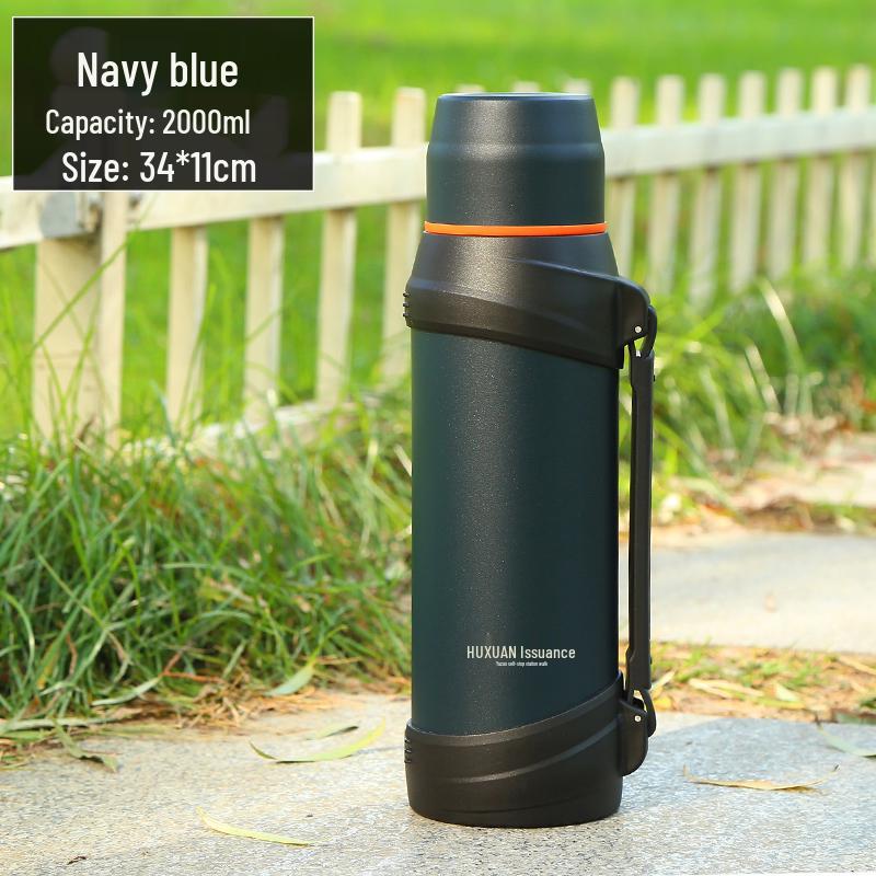 304 Stainless Steel Portable 2000ml Thermos Flask with Tea Infuser for Men s Outdoor Travel
304 Stainless Steel Portable 2000ml Thermos Flask with Tea Infuser for Men s Outdoor Travel