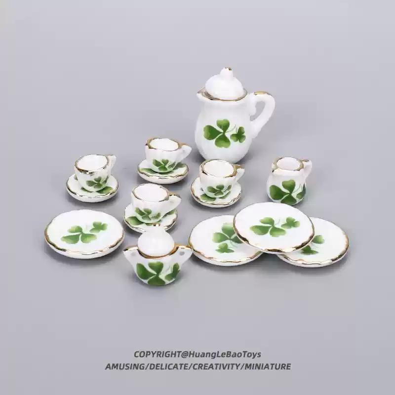 15PCS Mini Tea Set Model/Children s Day Gift/Miniature Tea Cup and Teapot Accessories/Ceramic Ornaments/Blue and White Porcelain
15PCS Mini Tea Set Model/Children s Day Gift/Miniature Tea Cup and Teapot Accessories/Ceramic Ornaments/Blue and White Porcelain