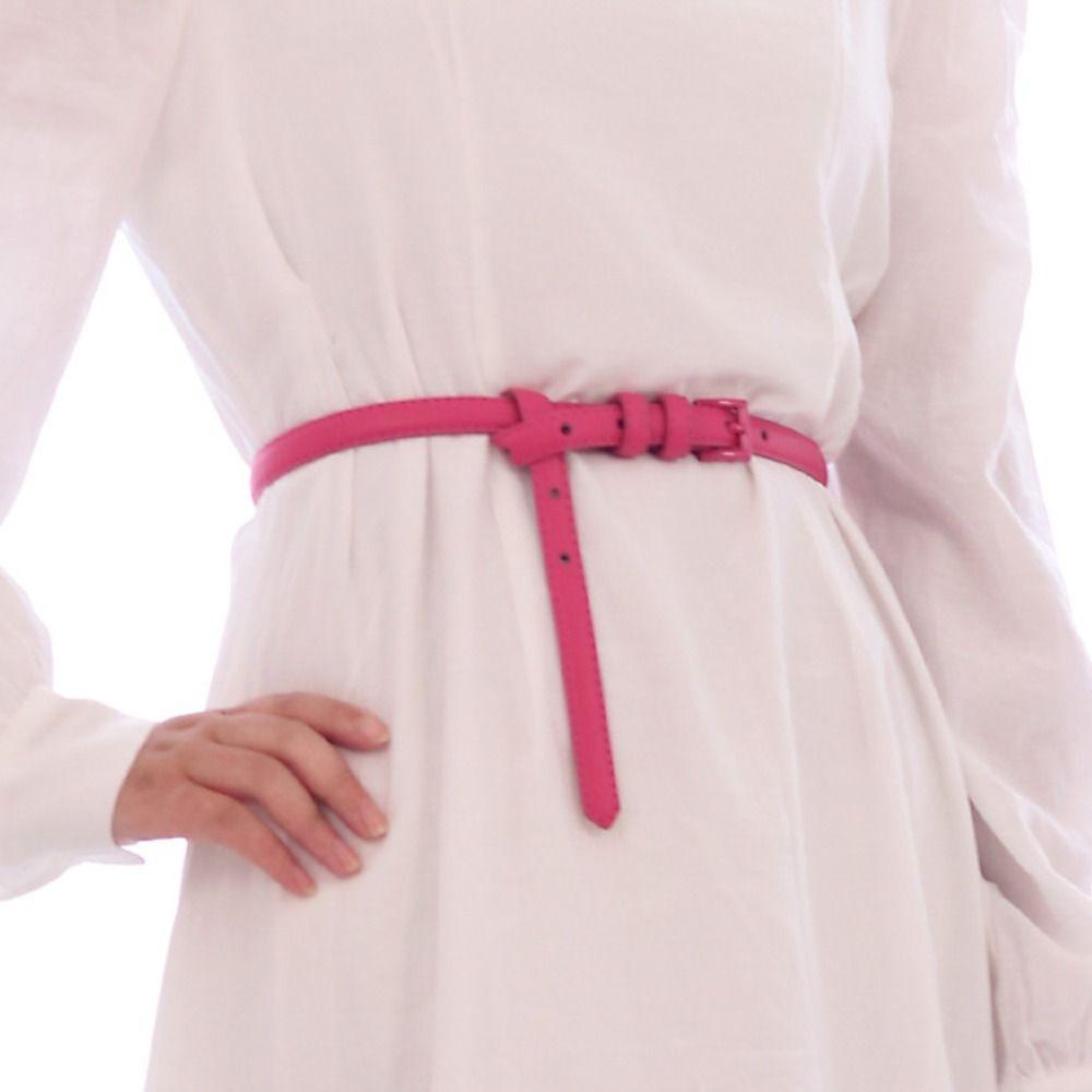 Pu Leather Candy Color Belt Elegant Dress Waistband Classic Thin Waist Belt Ladies рожевий
Pu Leather Candy Color Belt Elegant Dress Waistband Classic Thin Waist Belt Ladies рожевий
