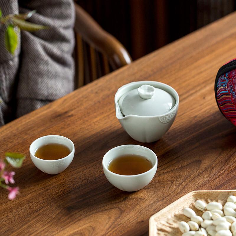 Fangran A-640 Chinese Ceramic Portable Kung Fu Tea Set
Fangran A-640 Chinese Ceramic Portable Kung Fu Tea Set