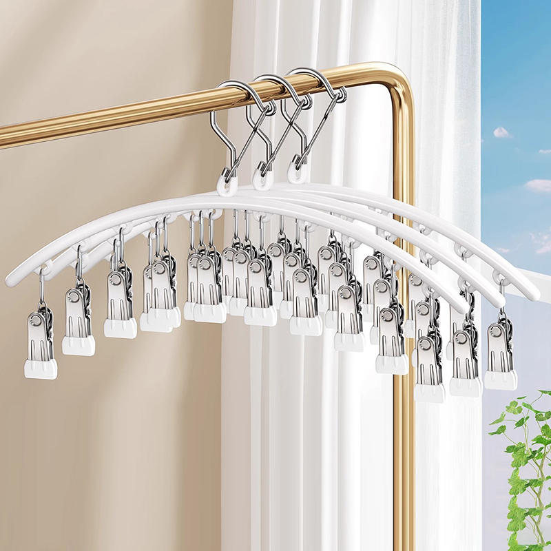 1pc Multi Functional Curved Sock Rack With 10 Clips For Drying Socks Clip For Drying Children S Underwear Household Towel Hanger
1pc Multi Functional Curved Sock Rack With 10 Clips For Drying Socks Clip For Drying Children S Underwear Household Towel Hanger