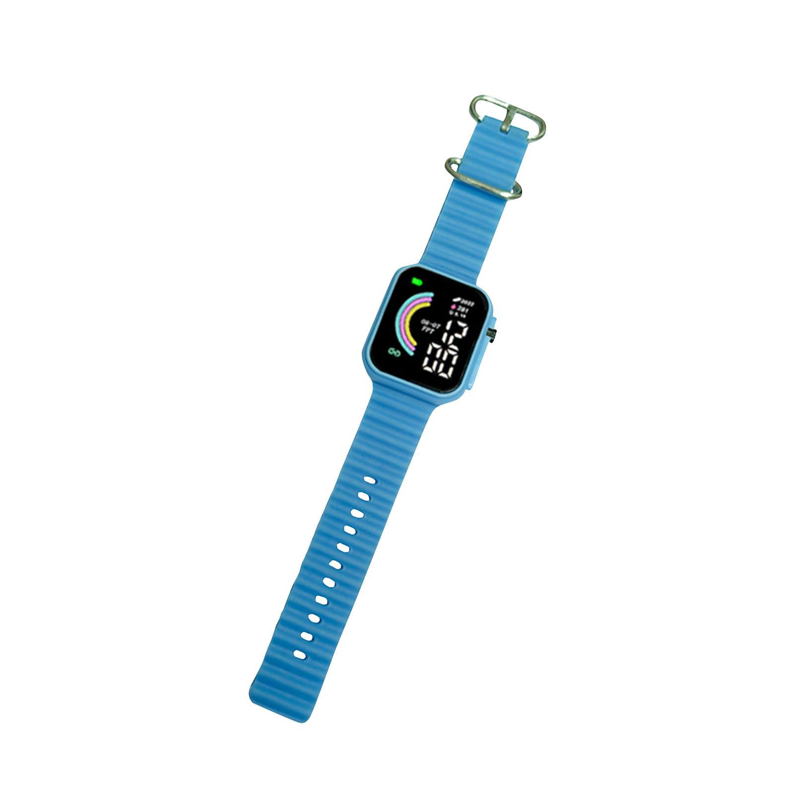 Модные дизайнерские технологические часы с высокой ценой, студенческие минималистичные детские часы One Size небесно-голубой
Модные дизайнерские технологические часы с высокой ценой, студенческие минималистичные детские часы One Size небесно-голубой