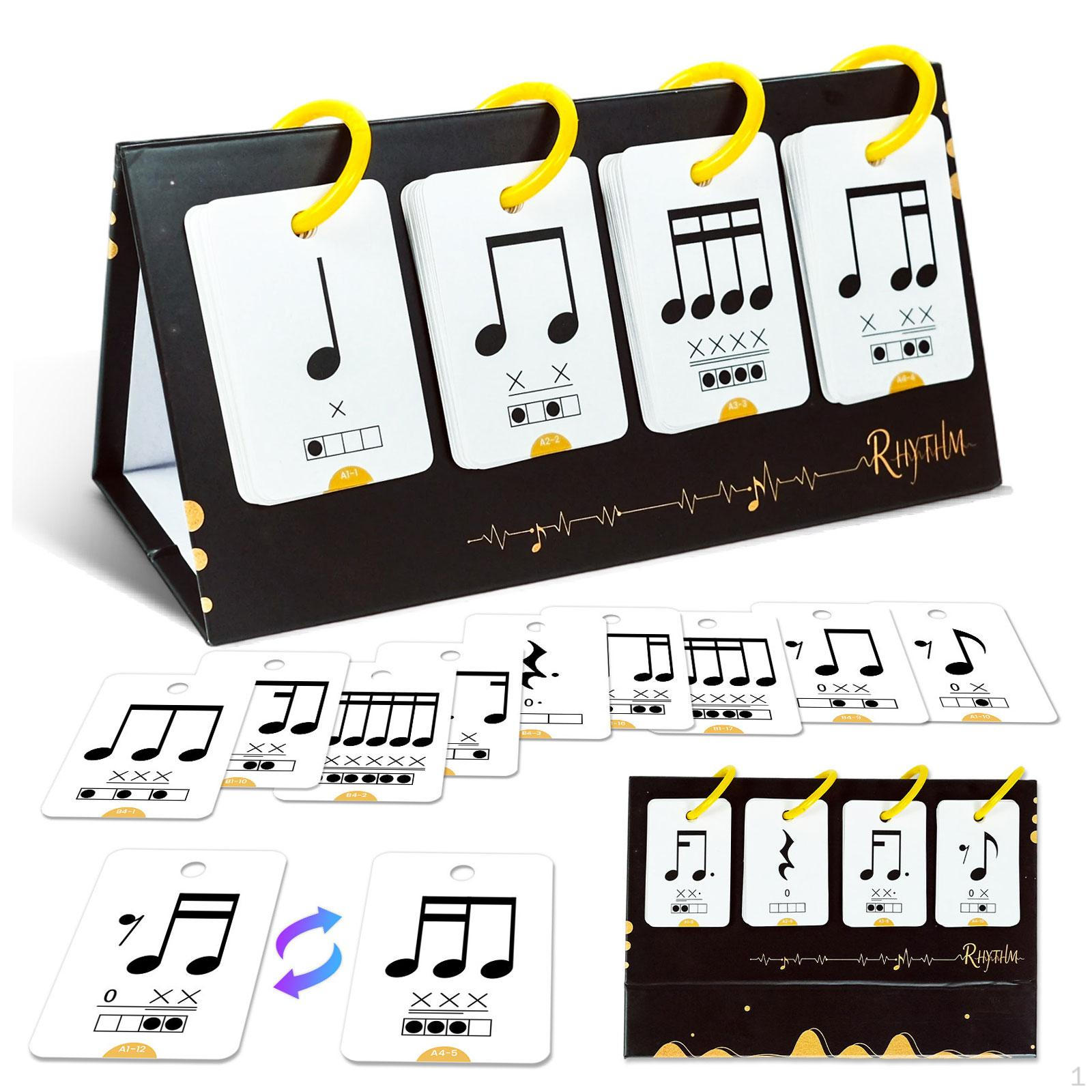 Music Rhythm Flash Cards Teaching Props Note Training for Home
Music Rhythm Flash Cards Teaching Props Note Training for Home
