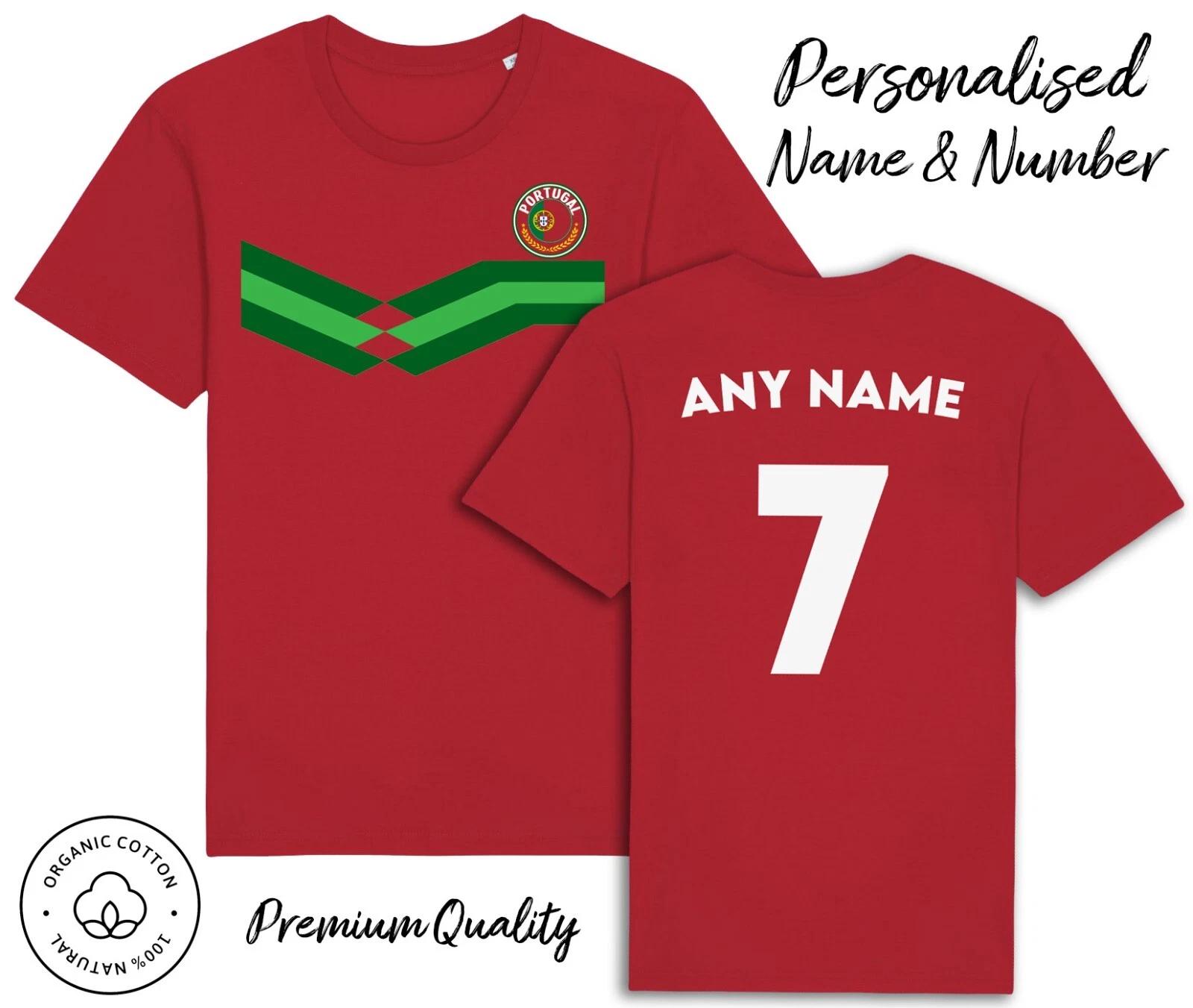 Portugal Strip T-Shirt 2024 Personalised Name & No Adult Kids Baby,Football Euro 100
Portugal Strip T-Shirt 2024 Personalised Name & No Adult Kids Baby,Football Euro 100