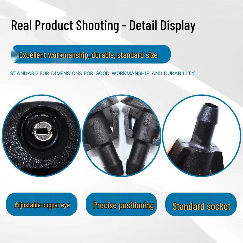 Fits Changan Oshan Coser X7/X5 COS1 Front Hood Windshield Washer Wiper Nozzle. 1 Copper Fan Nozzle (+Pipe+Connector)
Fits Changan Oshan Coser X7/X5 COS1 Front Hood Windshield Washer Wiper Nozzle. 1 Copper Fan Nozzle (+Pipe+Connector)