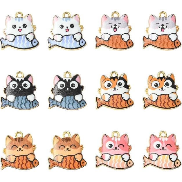 KitBeads 35 шт. Емалеві Підвіски Собачки Тварини Домашні Улюбленці Коргі Підвіски 7 Кольорів Кісточка Коргі Цуценя Підвіски для Виготовлення Прикрас Браслетів Намист Сережок Оптом Cat with Fish-30Pcs-6 Col
KitBeads 35 шт. Емалеві Підвіски Собачки Тварини Домашні Улюбленці Коргі Підвіски 7 Кольорів Кісточка Коргі Цуценя Підвіски для Виготовлення Прикрас Браслетів Намист Сережок Оптом Cat with Fish-30Pcs-6 Col