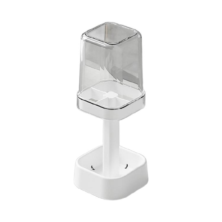Vertical Toothbrush Holder Organizers With Removable Lid Water Resistant Base Customizable Shelves For Bathroom Countertop Storage білий
Vertical Toothbrush Holder Organizers With Removable Lid Water Resistant Base Customizable Shelves For Bathroom Countertop Storage білий