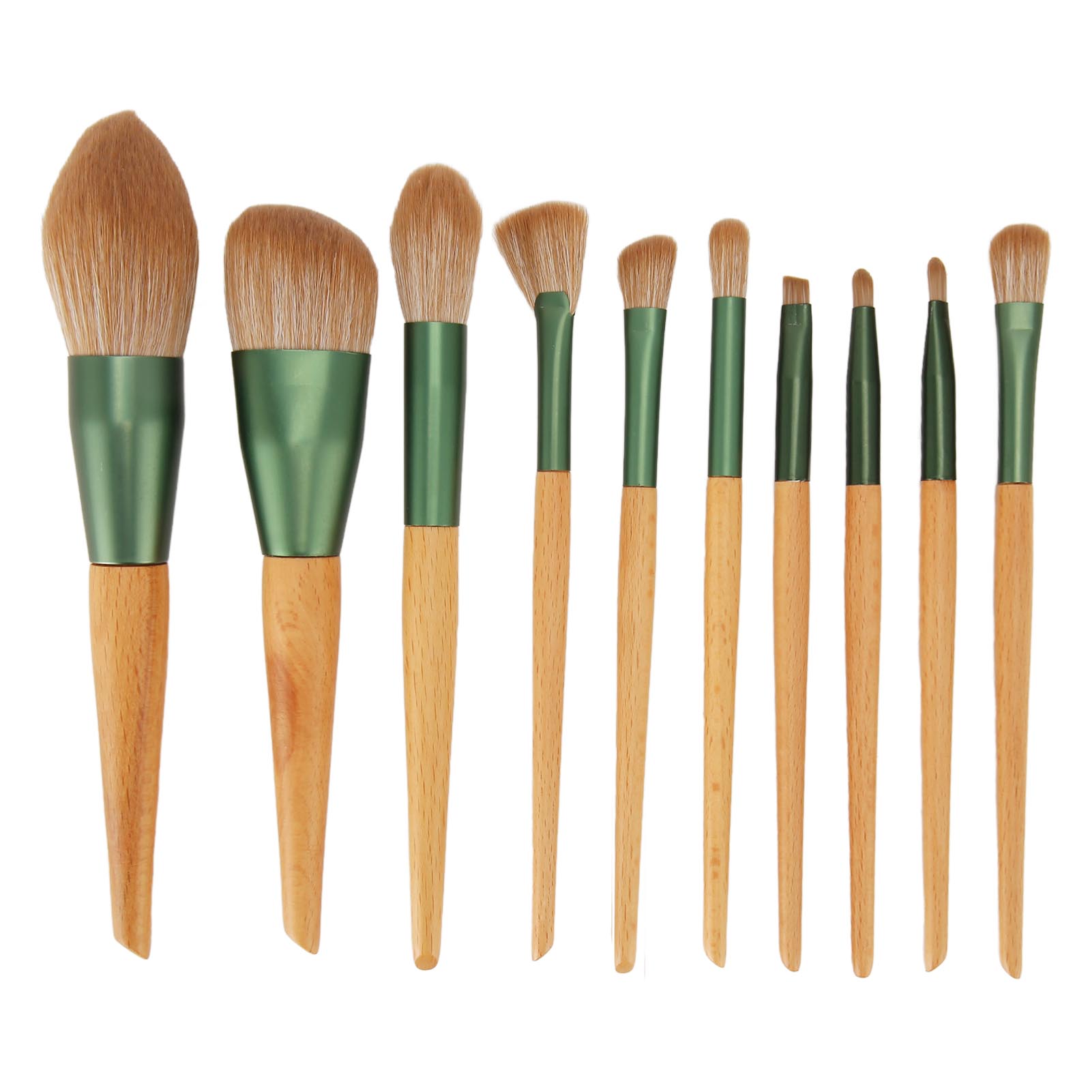 10pcs Makeup Brush Set Soft Fiber Bristle Wooden Handle Brushes Professional Makeup Brush Kit for
10pcs Makeup Brush Set Soft Fiber Bristle Wooden Handle Brushes Professional Makeup Brush Kit for