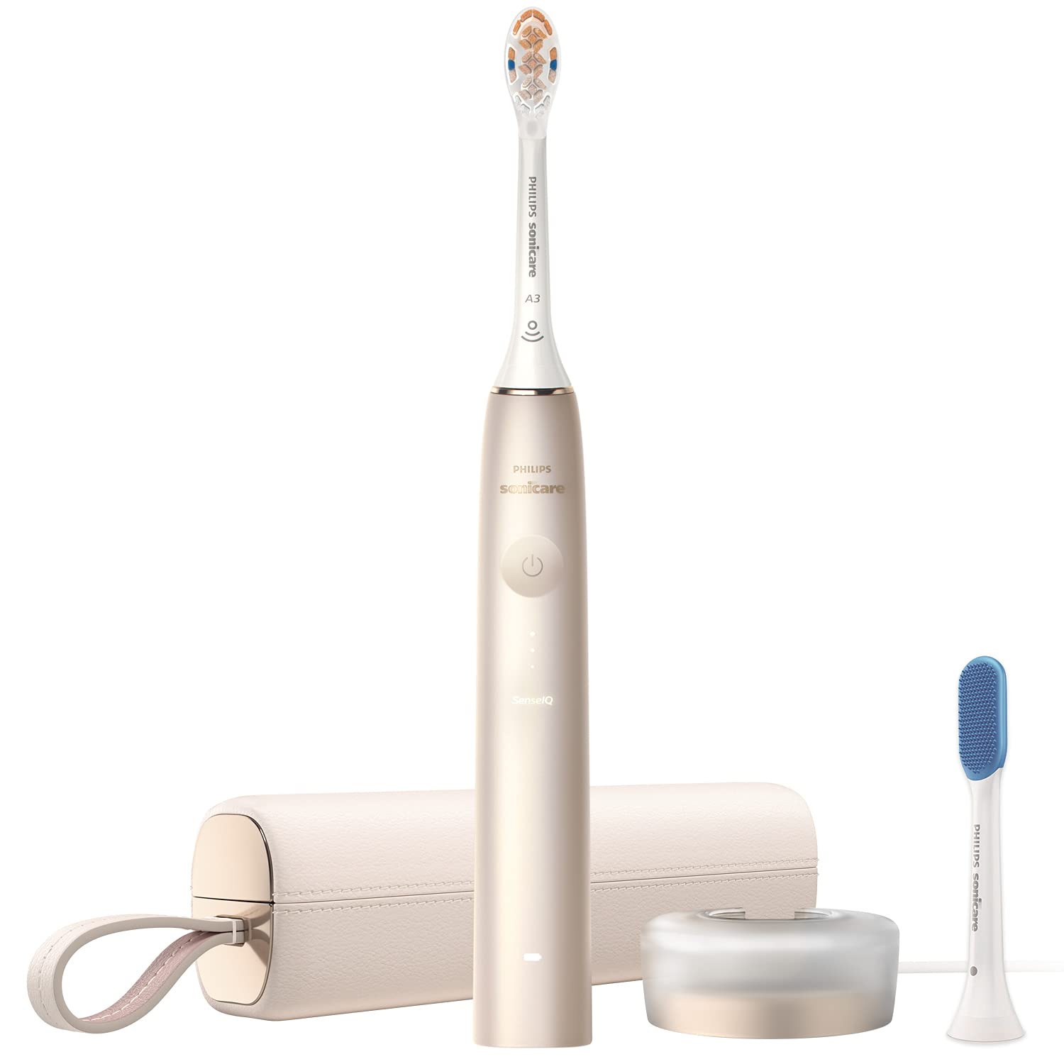 Электрическая зубная щетка Philips Sonicare 9900 Prestige, белая, с подключением к приложению, портативная портативная машинка для путешествий и путешествий с шампанским, в дорожном футляре HX999221
Электрическая зубная щетка Philips Sonicare 9900 Prestige, белая, с подключением к приложению, портативная портативная машинка для путешествий и путешествий с шампанским, в дорожном футляре HX999221