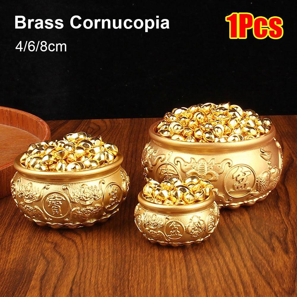 1Pcs Attract Wealth Treasure Bowls Good Luck Desktop Small Ornament New Brass Cornucopia Home Decor 100Pcs Yuanbao
1Pcs Attract Wealth Treasure Bowls Good Luck Desktop Small Ornament New Brass Cornucopia Home Decor 100Pcs Yuanbao