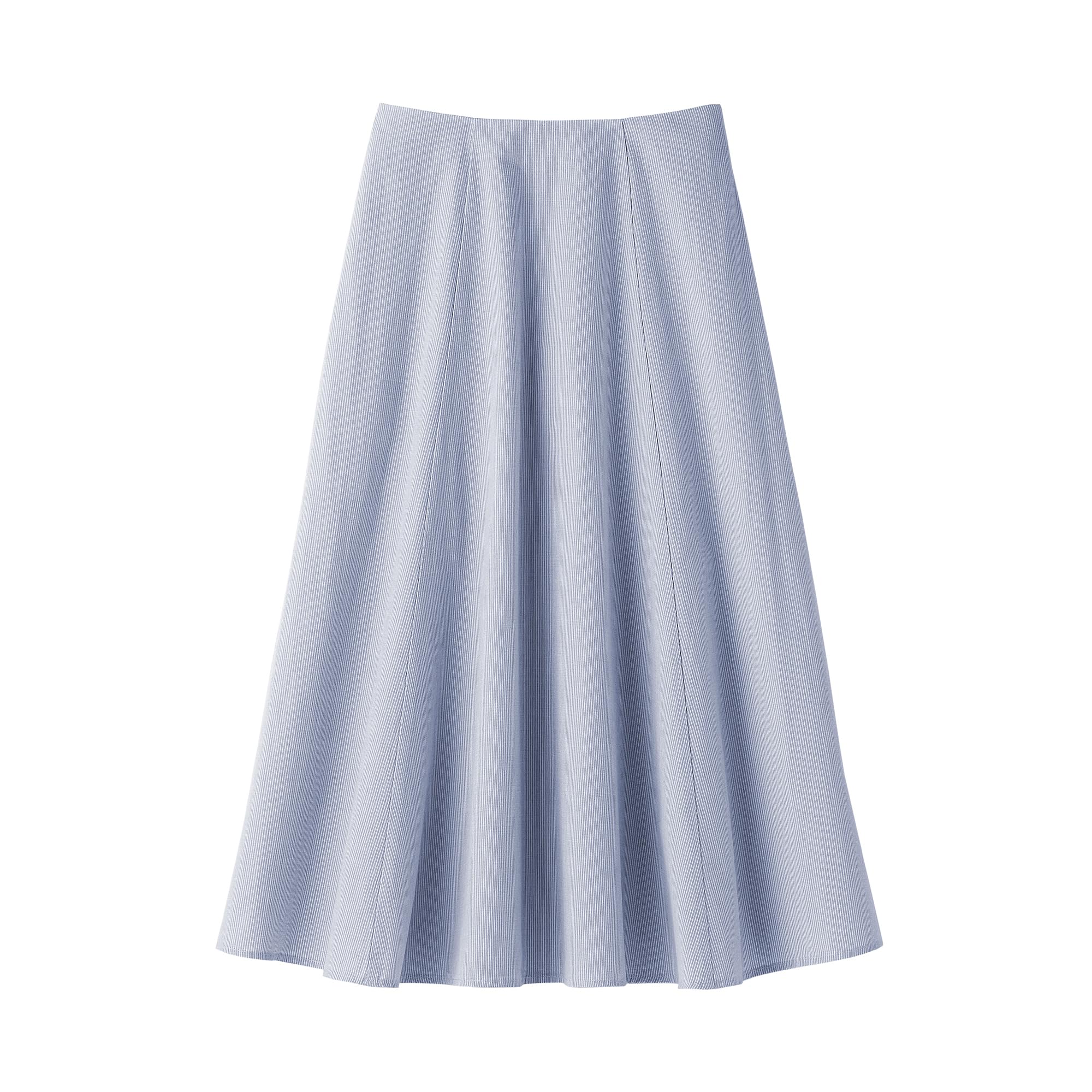 MUJI Women s Cool Flared Skirt, BE1VTA5S, Sax Blue Stripe, Size S
MUJI Women s Cool Flared Skirt, BE1VTA5S, Sax Blue Stripe, Size S