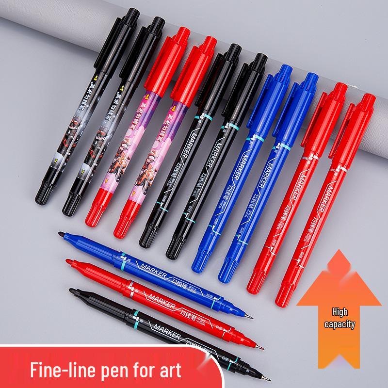 Small Dual-Tip Waterproof Quick-Dry Marker Set for Art & Notes – Black, Blue, Red, Multicolor
Small Dual-Tip Waterproof Quick-Dry Marker Set for Art & Notes – Black, Blue, Red, Multicolor