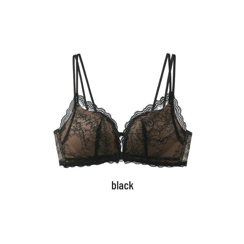 Жіночий мереживний бюстгальтер пуш-ап без кісточок із застібкою спереду - Підтримка для маленьких грудей, Гарний дизайн спини, Зручна посадка L=36/80AB (recommended 105-120 lbs) чорний
Жіночий мереживний бюстгальтер пуш-ап без кісточок із застібкою спереду - Підтримка для маленьких грудей, Гарний дизайн спини, Зручна посадка L=36/80AB (recommended 105-120 lbs) чорний