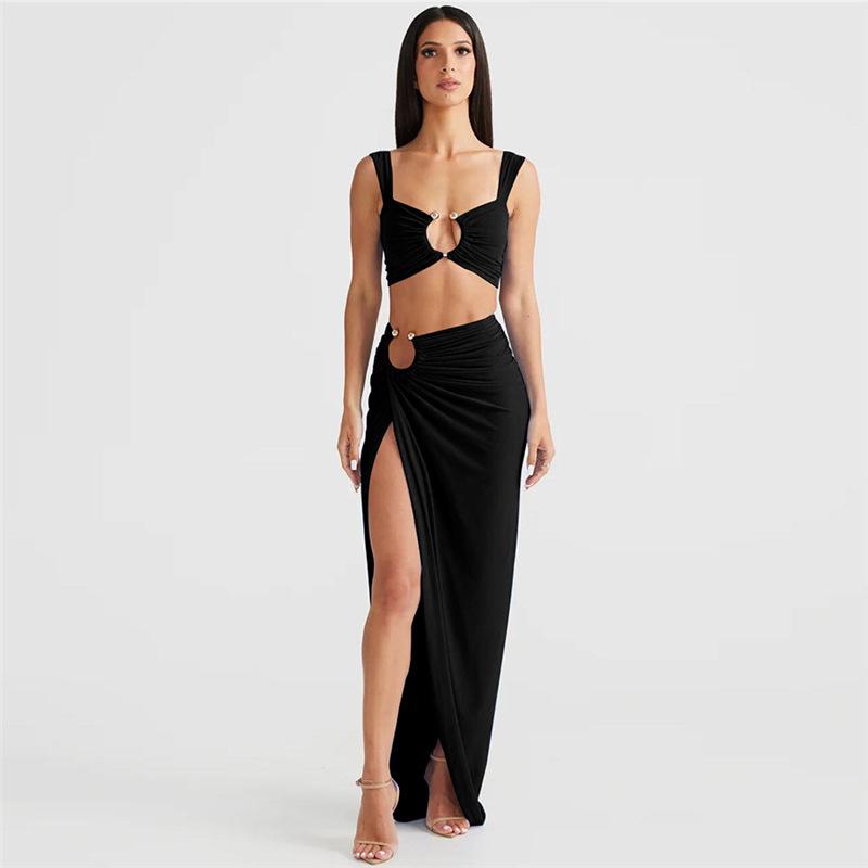 2024 European-American Style Spring Women s Sexy Crop Vest & High-Waist Skirt Set Medium чорний
2024 European-American Style Spring Women s Sexy Crop Vest & High-Waist Skirt Set Medium чорний