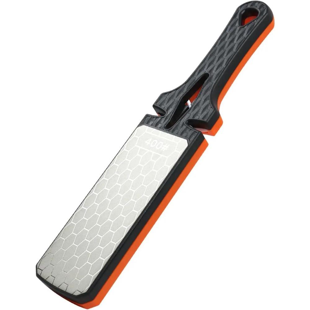 5 in 1 Diamond Sharpening Stone 400/1000 Grit Double Sided Honeycomb Knife Sharpener with Scissor Slot for Kitchen Outdoor Tools 28.49cm
5 in 1 Diamond Sharpening Stone 400/1000 Grit Double Sided Honeycomb Knife Sharpener with Scissor Slot for Kitchen Outdoor Tools 28.49cm