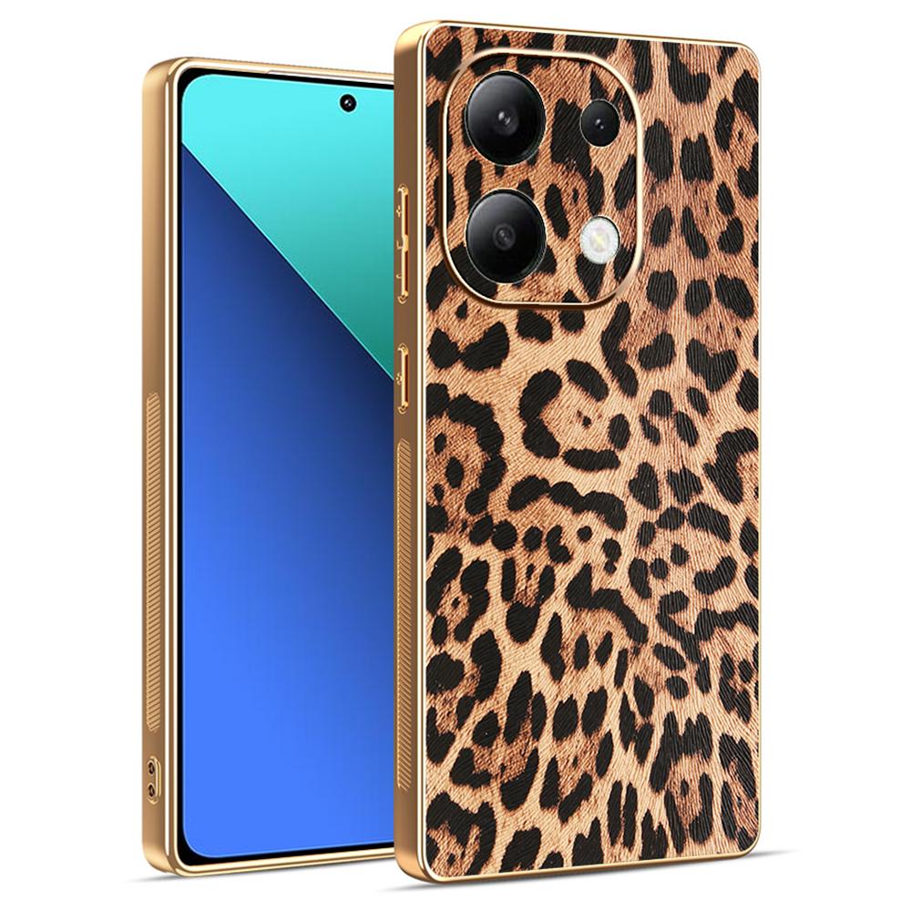Чохол для Xiaomi Redmi Note 13 4G з леопардовим принтом, покритий ПУ шкірою, PC+TPU з гальванічним покриттям, чохол для телефону A
Чохол для Xiaomi Redmi Note 13 4G з леопардовим принтом, покритий ПУ шкірою, PC+TPU з гальванічним покриттям, чохол для телефону A
