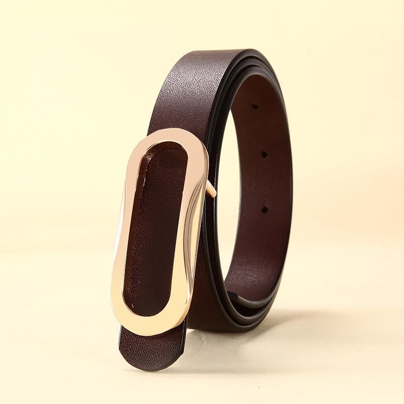 Classic Leather Belt For Women With Smooth Buckle And Casual Style For Office And Daily Wear Coffee Ellipse,100cm
Classic Leather Belt For Women With Smooth Buckle And Casual Style For Office And Daily Wear Coffee Ellipse,100cm