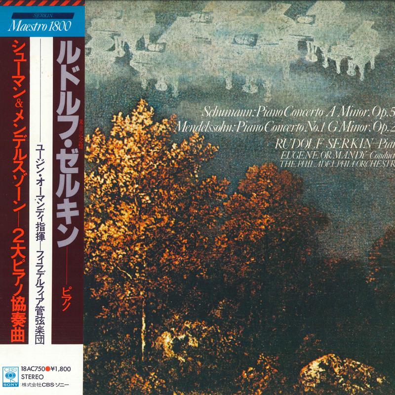 LP Record RUDOLF SERKIN - Schumann, Mendelssohn: Two major pi 18AC750 CBS SONY Japan Obi Classical Used
LP Record RUDOLF SERKIN - Schumann, Mendelssohn: Two major pi 18AC750 CBS SONY Japan Obi Classical Used