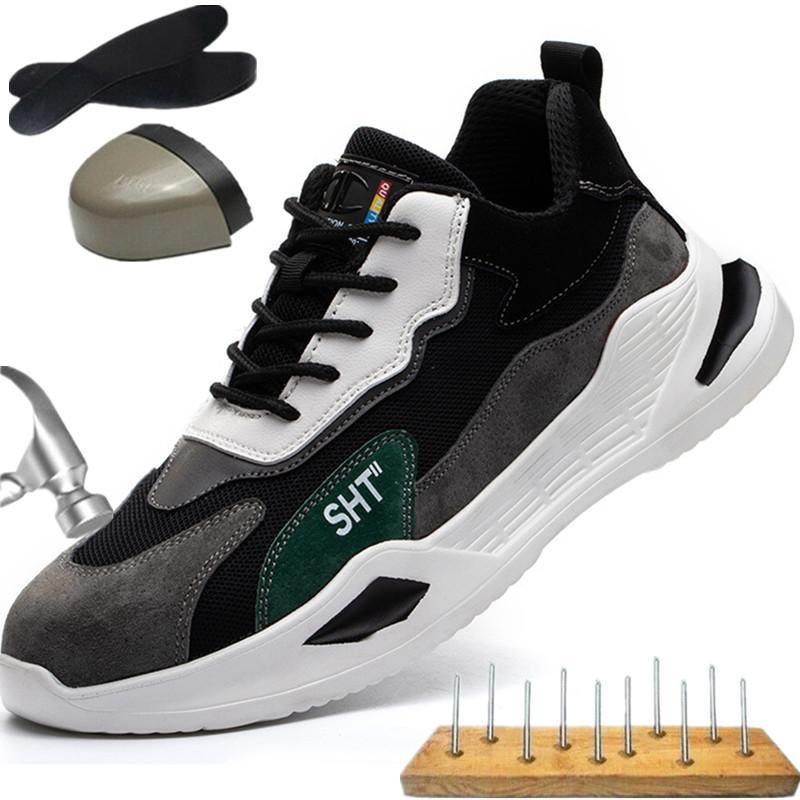 Holfredterse Newest Mens Steel Toe Shoes Lightweight Anti-Smashing Anti-Puncture Anti-Static Protective Work Boots 1688-1918 39
Holfredterse Newest Mens Steel Toe Shoes Lightweight Anti-Smashing Anti-Puncture Anti-Static Protective Work Boots 1688-1918 39