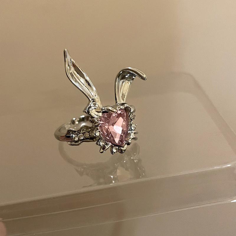 New Lovely Rabbit Ear Adjustable Rings Bunny Zircon Zircon Opening Rings For Girl Couple Women Valentine s Day Gifts
New Lovely Rabbit Ear Adjustable Rings Bunny Zircon Zircon Opening Rings For Girl Couple Women Valentine s Day Gifts