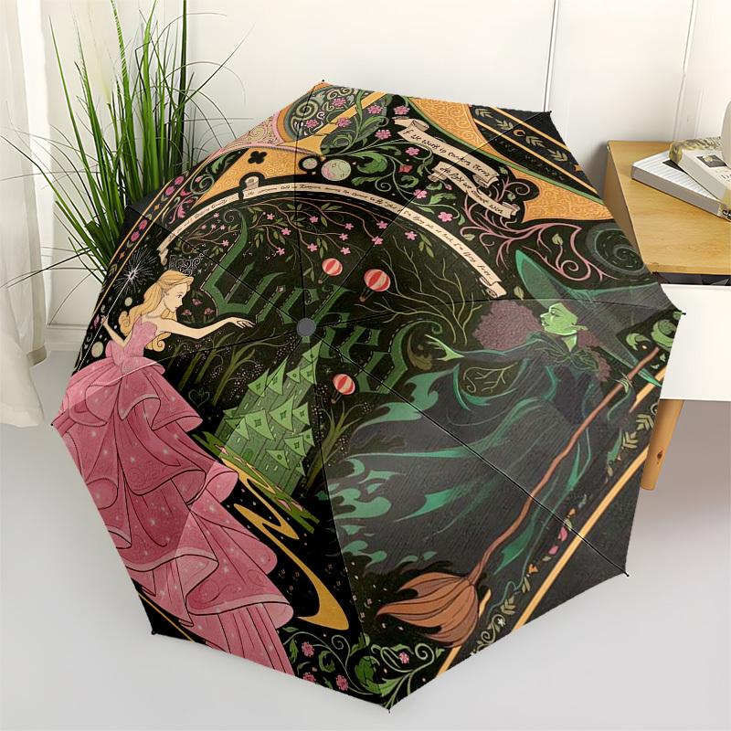 Wicked, Poster Themed Automatic Opening and Closing Umbrella, Compact Travel Umbrella, Lightweight and Portable, Suitable for Beach Commutin
Wicked, Poster Themed Automatic Opening and Closing Umbrella, Compact Travel Umbrella, Lightweight and Portable, Suitable for Beach Commutin