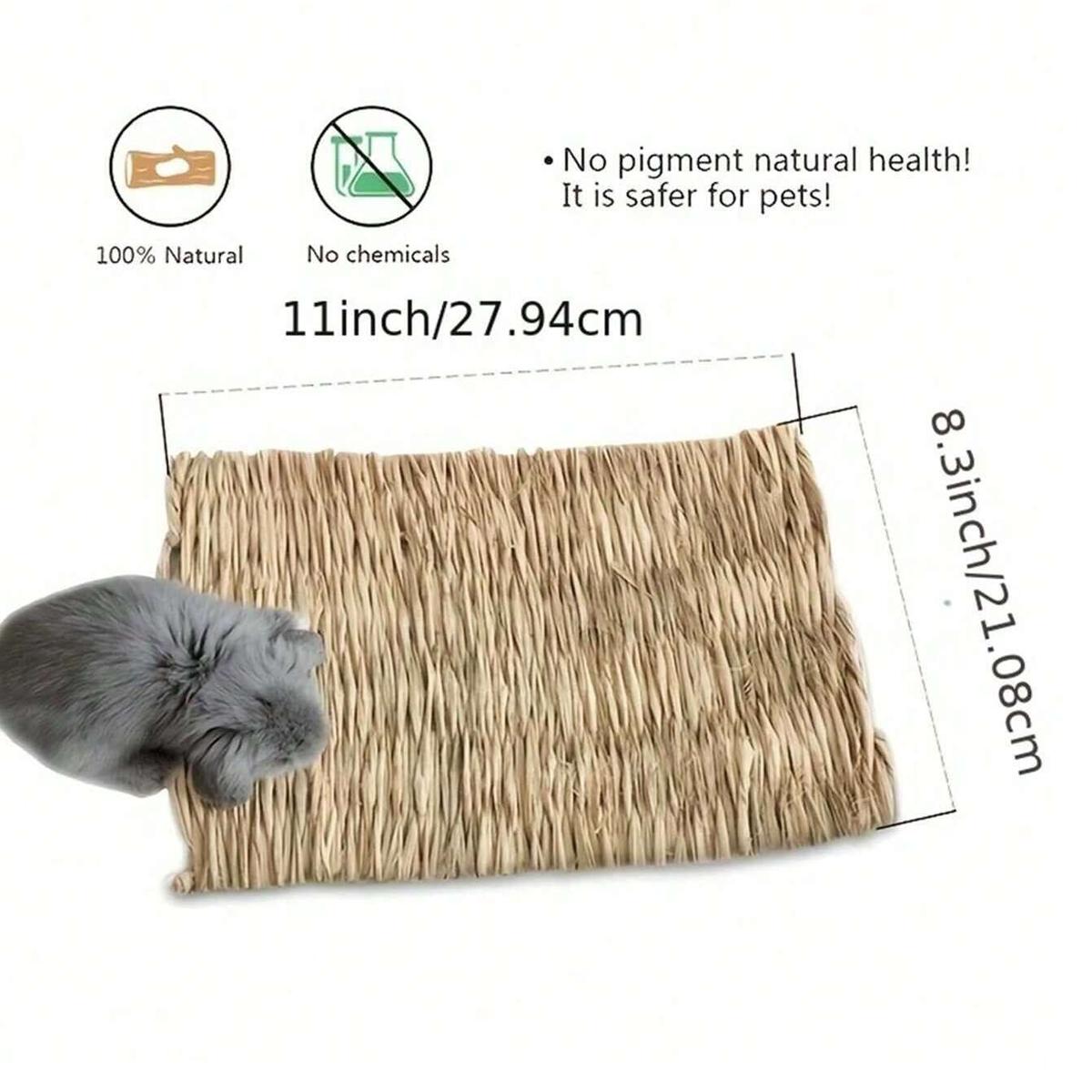 1 pack of natural grass woven rabbit grass mats suitable for small animal cages - comfortable bedding suitable for rabbit hay de Quadrate светло-желтого
1 pack of natural grass woven rabbit grass mats suitable for small animal cages - comfortable bedding suitable for rabbit hay de Quadrate светло-желтого