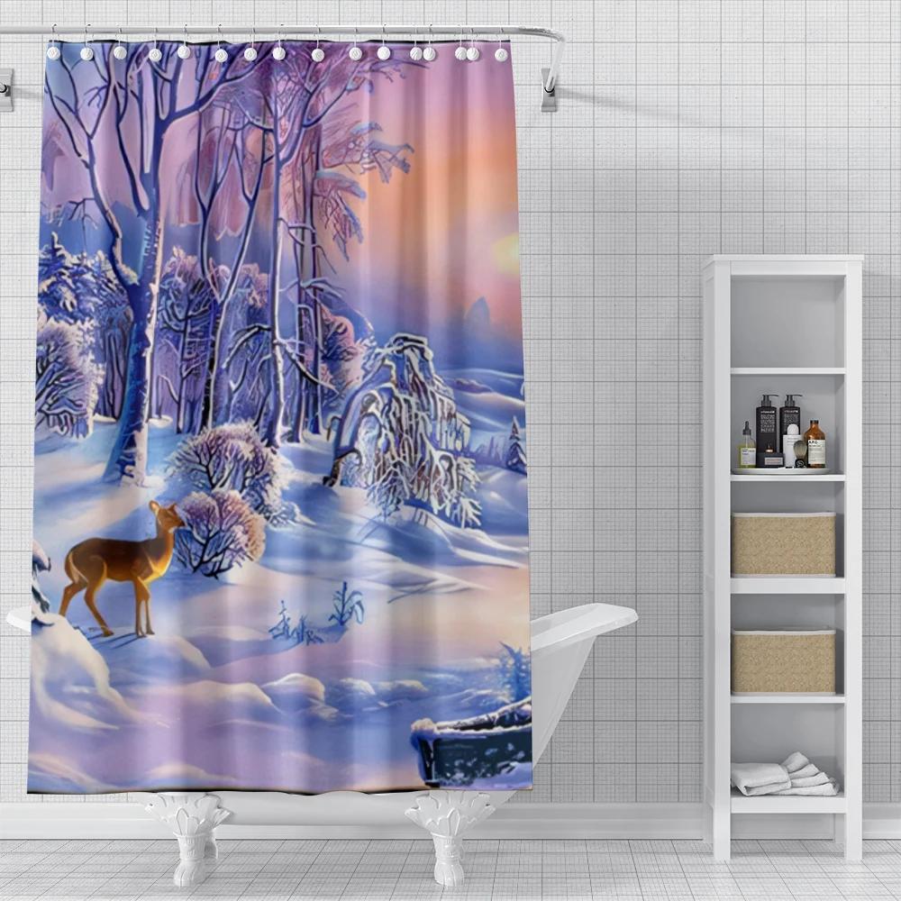 Home Shower Curtains For Bathroom Landscape Animals Waterproof Fabric Bathroom Curtains Modern Shower Curtain 180X200 240X200 W60H190(CM)-1 Pcs
Home Shower Curtains For Bathroom Landscape Animals Waterproof Fabric Bathroom Curtains Modern Shower Curtain 180X200 240X200 W60H190(CM)-1 Pcs