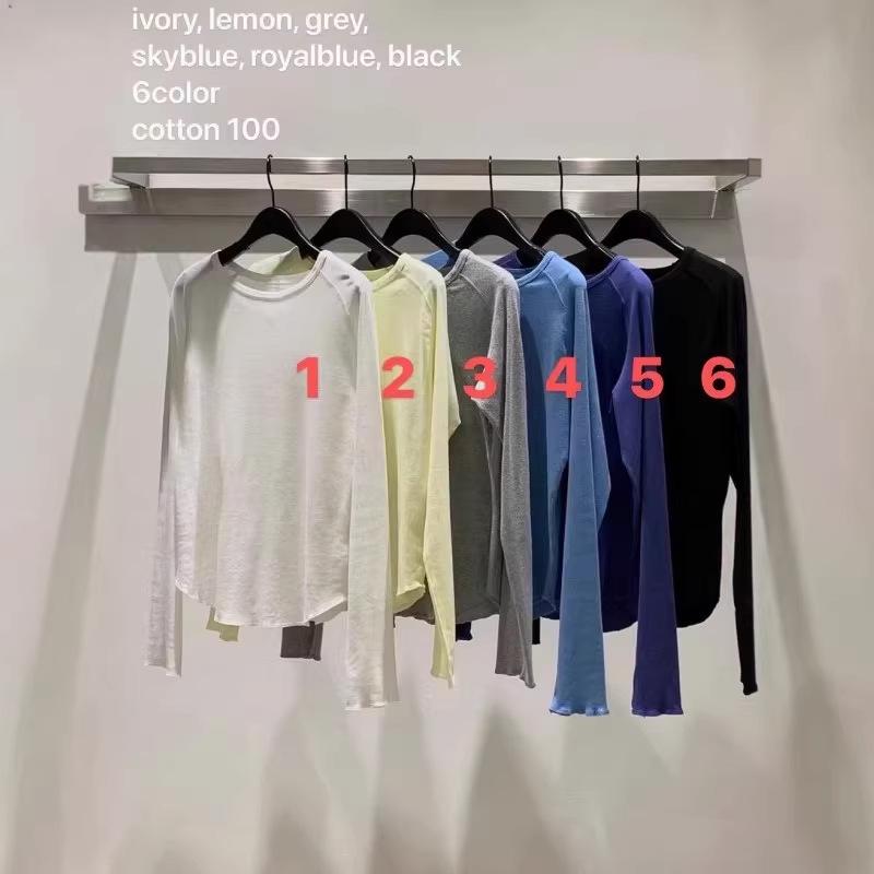 H-2026 Pure Cotton Curved Hem Long Sleeve T-shirt - Versatile Korean Style Base Layer One Size серый
H-2026 Pure Cotton Curved Hem Long Sleeve T-shirt - Versatile Korean Style Base Layer One Size серый