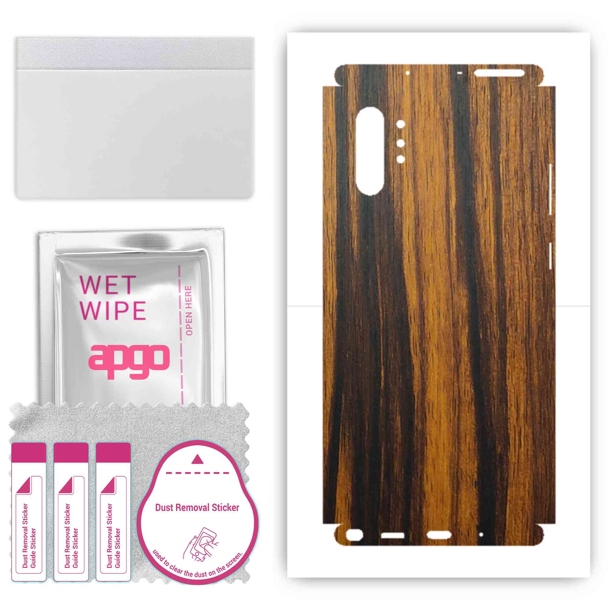 apgo Protective Skin Sticker for the back+sides compatible with Samsung Galaxy Note 10 Plus 5G, Full Wrap Film, Foil, Vinyl - Pattern Tigerwood
apgo Protective Skin Sticker for the back+sides compatible with Samsung Galaxy Note 10 Plus 5G, Full Wrap Film, Foil, Vinyl - Pattern Tigerwood