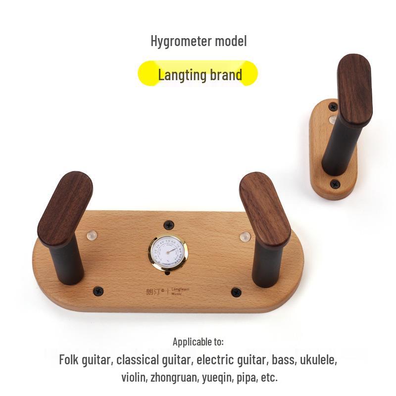 Humidity-Sensing Electric Guitar & Ukulele Wall Hanger for Folk and Classical Instruments With Hygrometer
Humidity-Sensing Electric Guitar & Ukulele Wall Hanger for Folk and Classical Instruments With Hygrometer