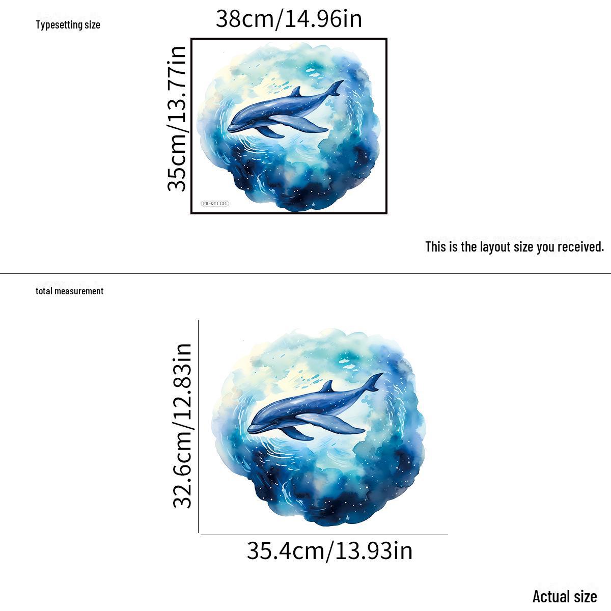 Наклейки на стену в ванной с изображением черепахи и кита - самоклеящиеся украшения
Наклейки на стену в ванной с изображением черепахи и кита - самоклеящиеся украшения