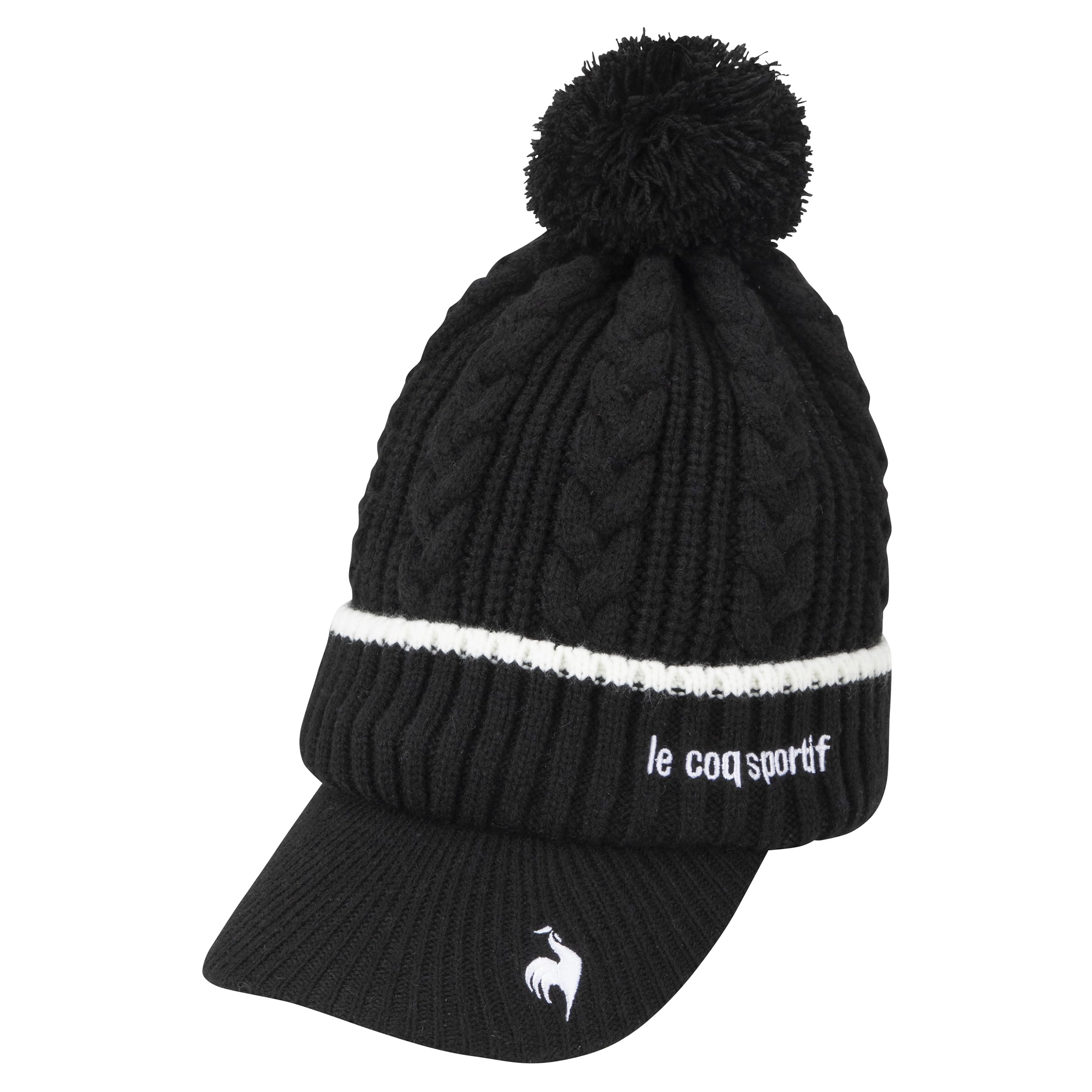 Le Coq Sportif Golf LG4FCP40L Knit Hat with Bonbon and Perfect for Winter Golf Women s Brim, Black,
Le Coq Sportif Golf LG4FCP40L Knit Hat with Bonbon and Perfect for Winter Golf Women s Brim, Black,
