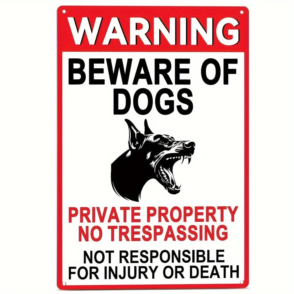 Metal Sign es UVProtected Iron VintageStyle Metal Beware of Dogs Sign Outdoor Fence Private Property No Trespassing a aluminum 20x30cm
Metal Sign es UVProtected Iron VintageStyle Metal Beware of Dogs Sign Outdoor Fence Private Property No Trespassing a aluminum 20x30cm