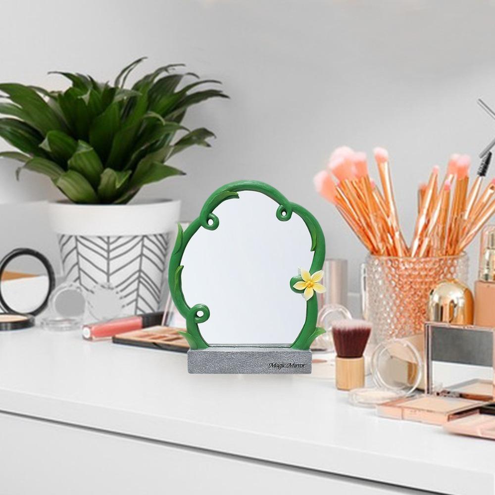High Clarity Flower Vine Shaped Mirror Portable Mini Cosmetic Mirror For Home Travel зелений
High Clarity Flower Vine Shaped Mirror Portable Mini Cosmetic Mirror For Home Travel зелений