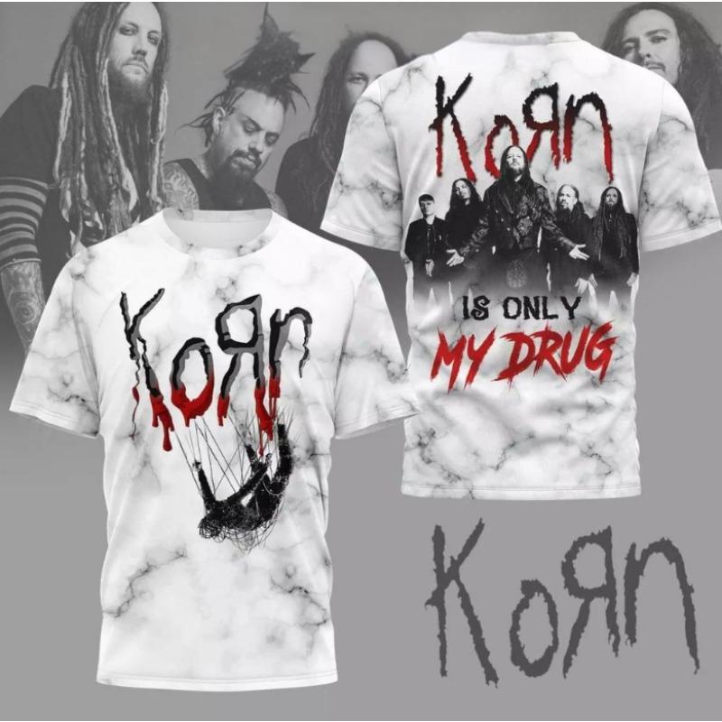 Чоловіча футболка з принтом Rock Korn 3D-друк Чоловіки Жінки Хіп-Хоп Тренд Футболка з коротким рукавом Y2k Топ Оверсайз Вуличний одяг Косплей футболка 2XL
Чоловіча футболка з принтом Rock Korn 3D-друк Чоловіки Жінки Хіп-Хоп Тренд Футболка з коротким рукавом Y2k Топ Оверсайз Вуличний одяг Косплей футболка 2XL