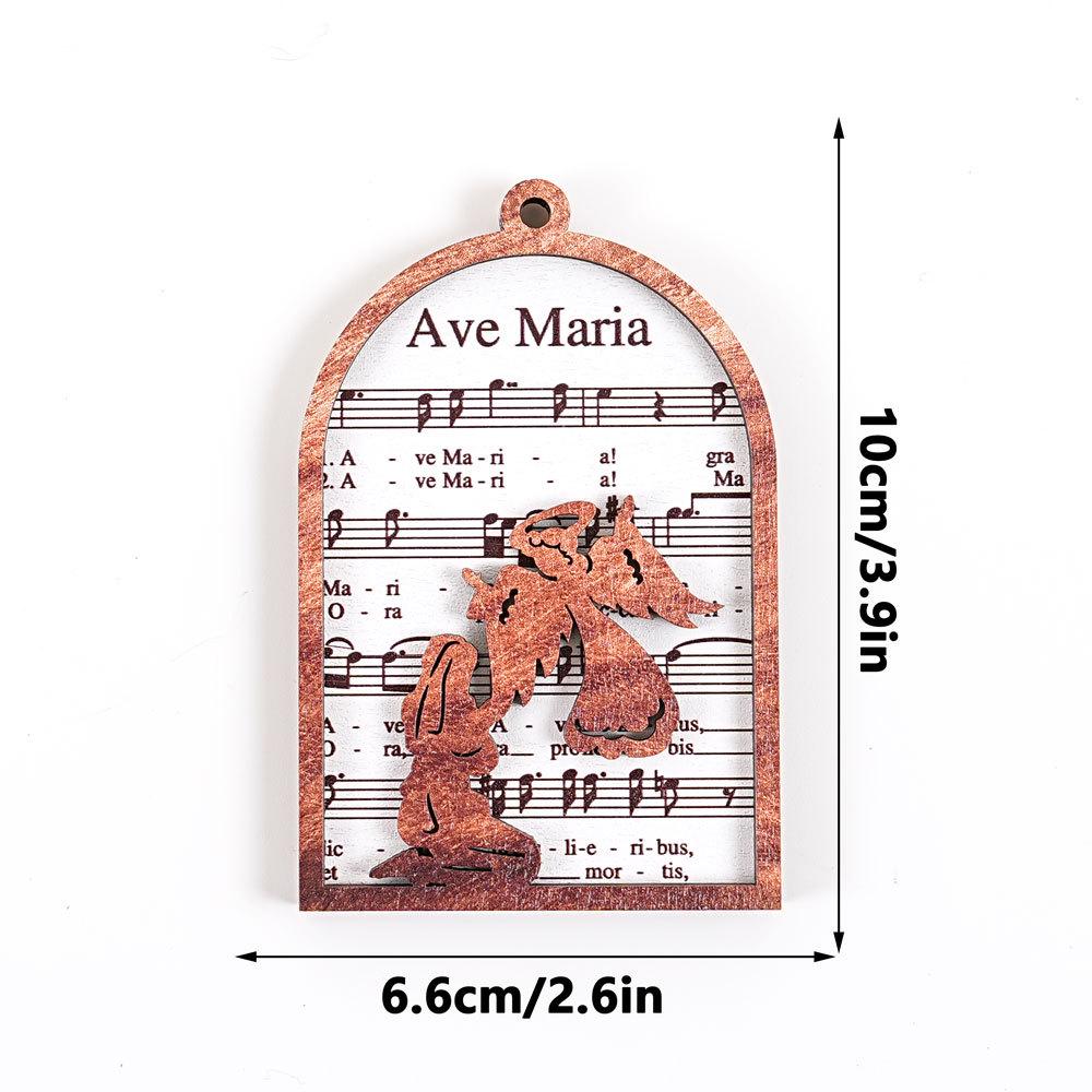 3D Wooden Musical Christmas Tree Ornament & Magnetic Fridge Sticker Hanging with 30cm Twine
3D Wooden Musical Christmas Tree Ornament & Magnetic Fridge Sticker Hanging with 30cm Twine