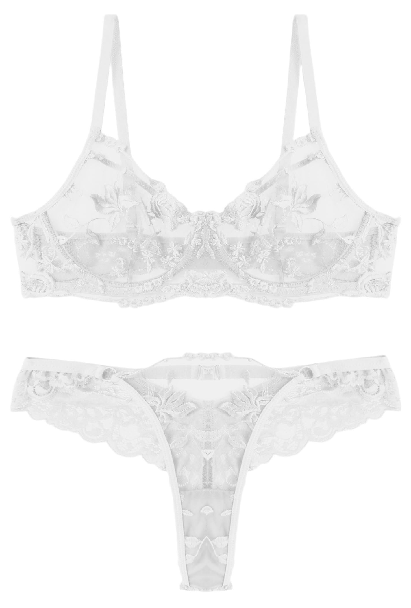 Мэйау Сексуальное Прозрачное Кружевное Бюстье и Кружевное Бюстье и Лестный Вышитый Цветочный Размер S Комплект, Трусики, Женские Трусики, Грудь, Принт, Без подкладки, Белый, белый
Мэйау Сексуальное Прозрачное Кружевное Бюстье и Кружевное Бюстье и Лестный Вышитый Цветочный Размер S Комплект, Трусики, Женские Трусики, Грудь, Принт, Без подкладки, Белый, белый