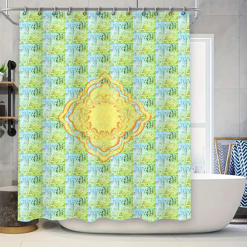 Luxurious Metallic Golden Shower Curtain With Glittering Waves Home Decor Aesthetic Bathroom Decoration For Living Room Or Hotel W60H190(CM)-1 Pcs
Luxurious Metallic Golden Shower Curtain With Glittering Waves Home Decor Aesthetic Bathroom Decoration For Living Room Or Hotel W60H190(CM)-1 Pcs