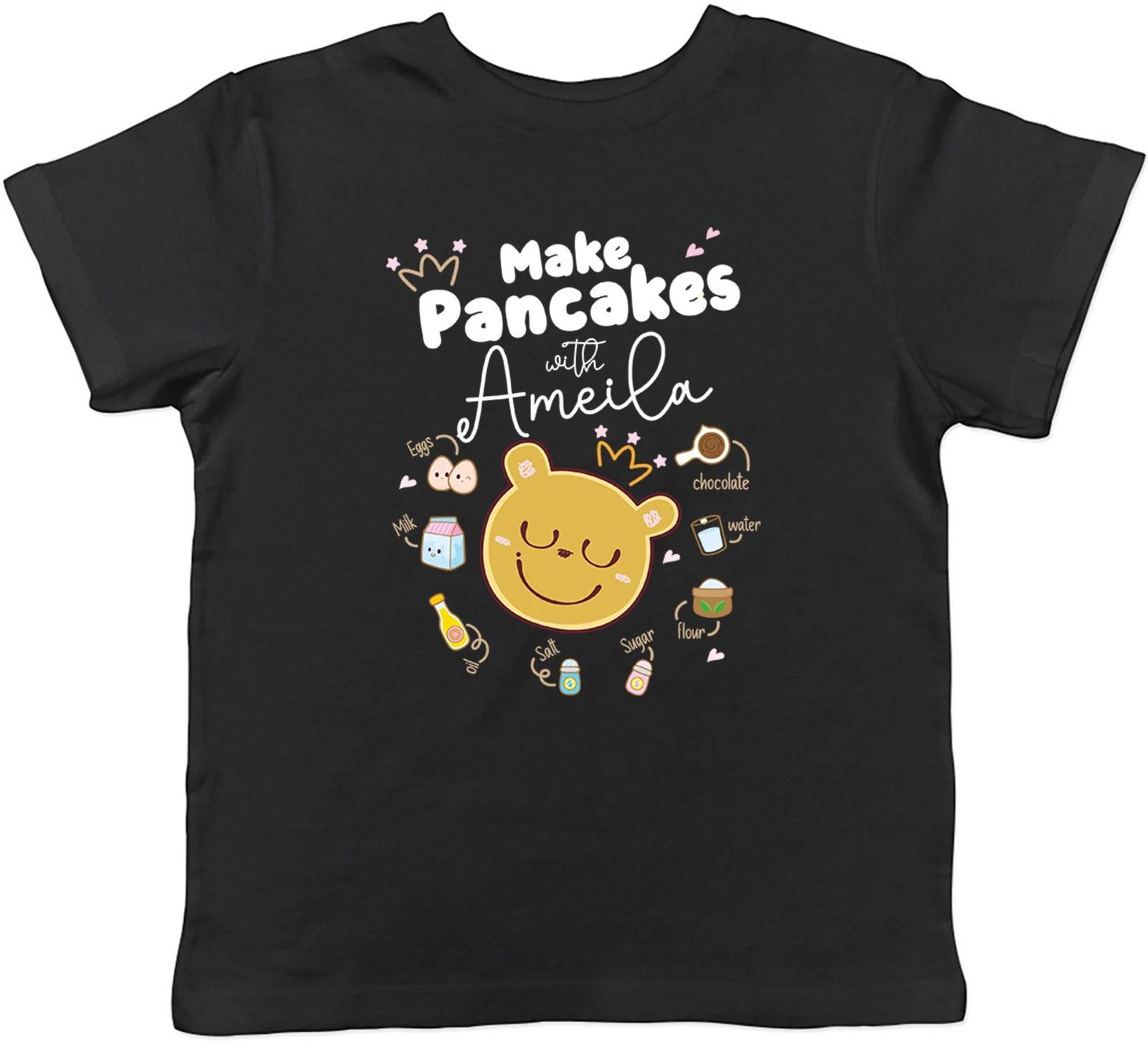 Personalised Make Pancakes Kids T-Shirt Boys Girls Gift 160
Personalised Make Pancakes Kids T-Shirt Boys Girls Gift 160
